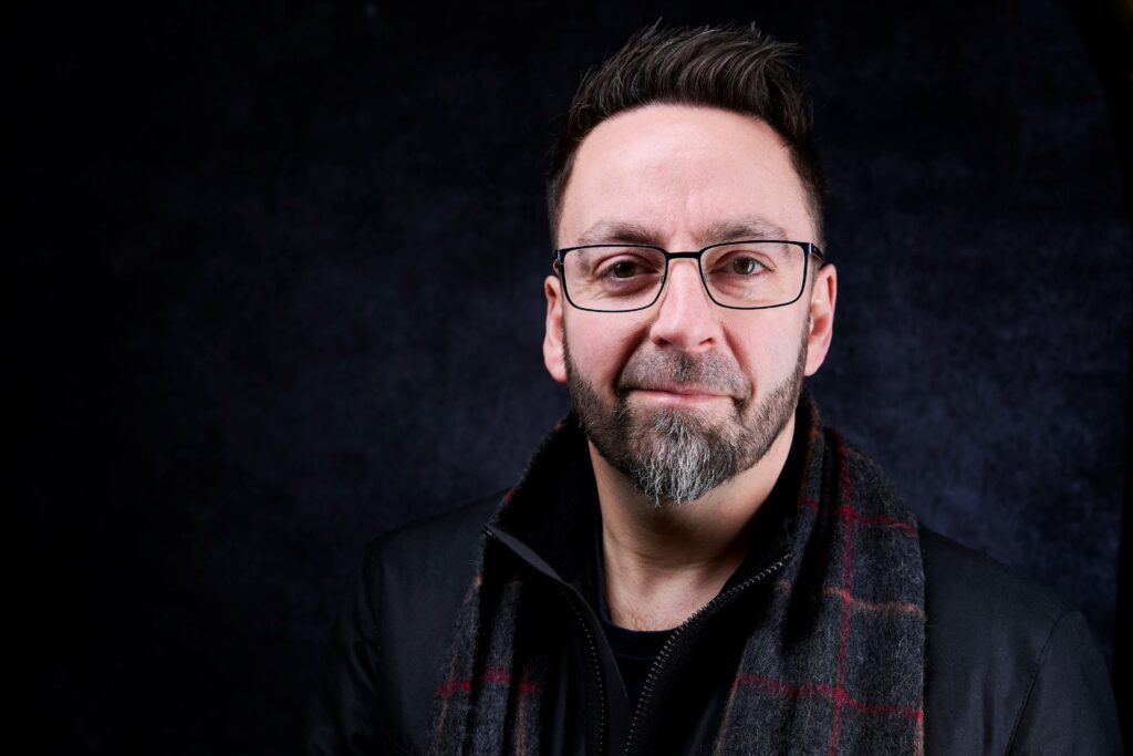 Pete Martin Photography headshot of Pete on a black background