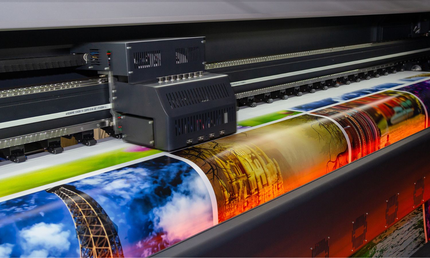 Machine printing off print print merchandise and advertising